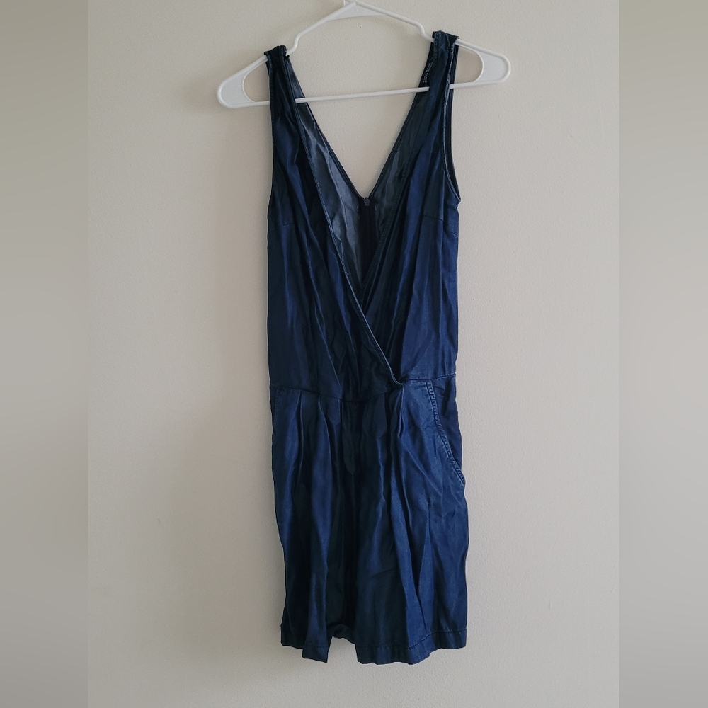 Zara denim romper